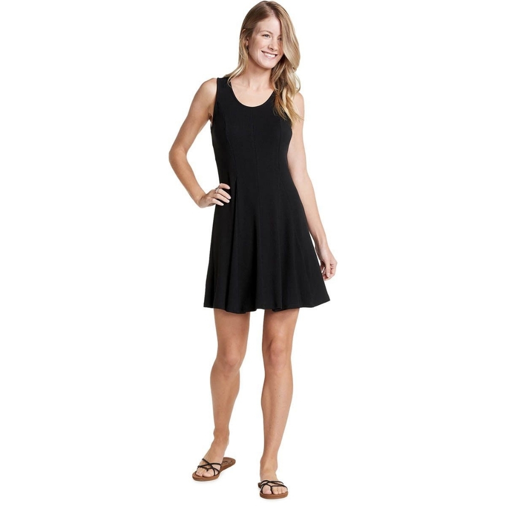 Toad&Co Black Sleeveless Mini Dress
